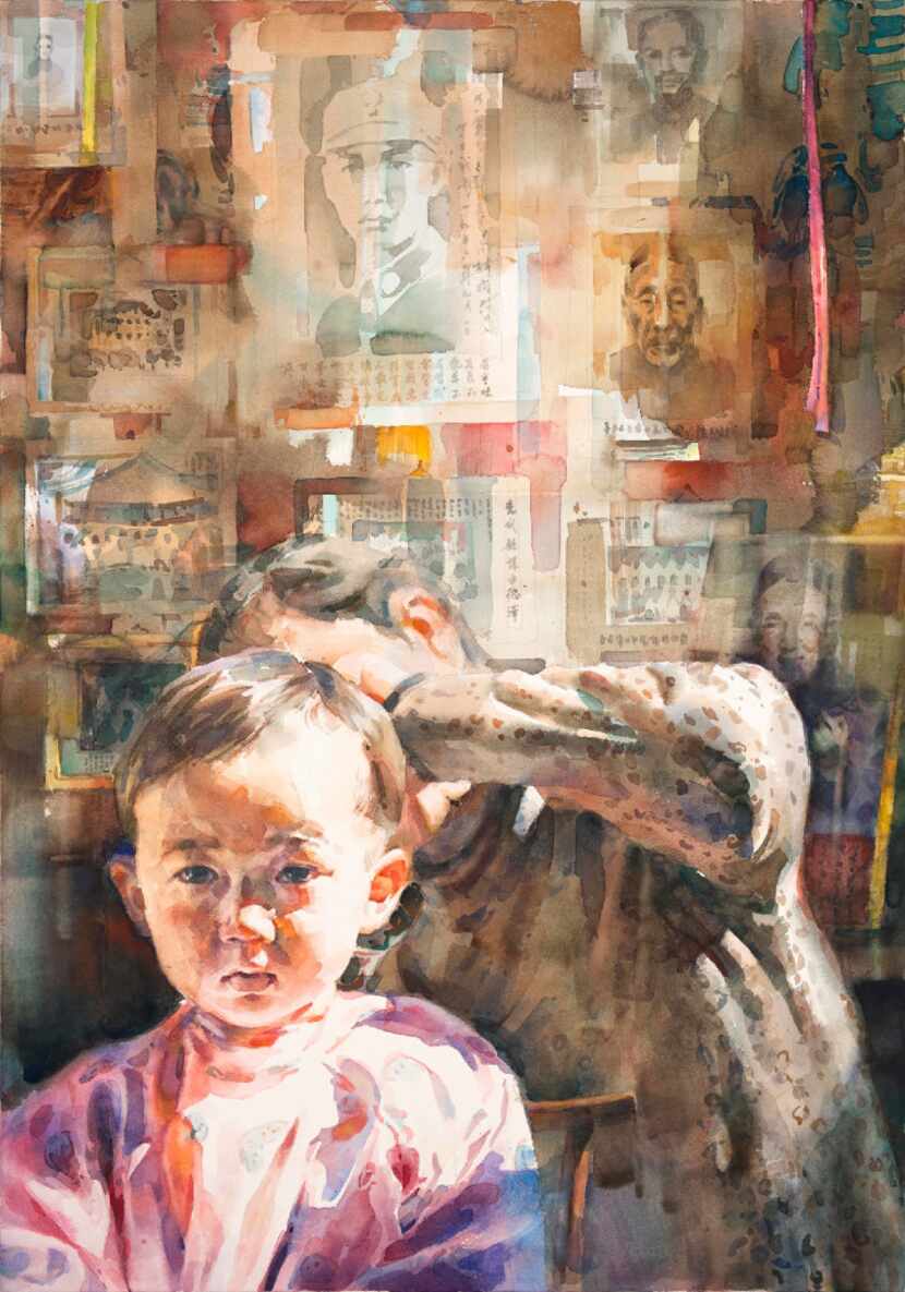 Stephen Zhang
Haircut
Transparent watercolor on paper
24 x 40