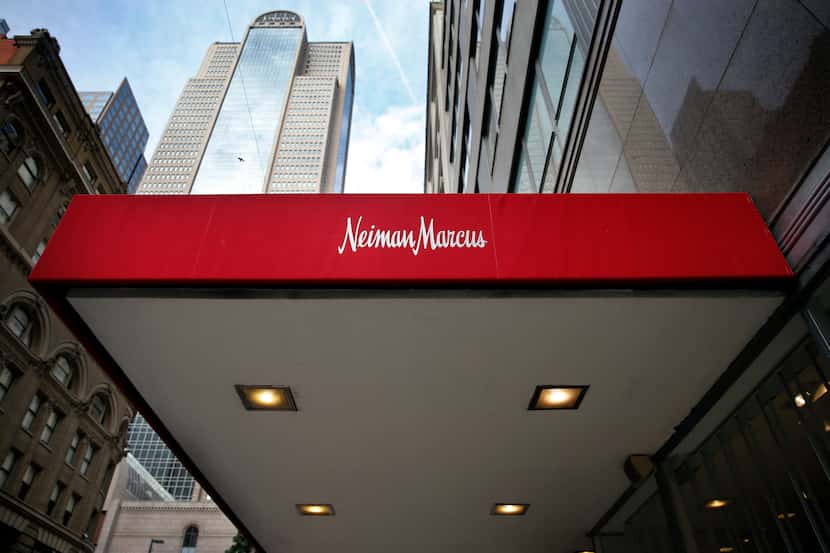 The Neiman Marcus downtown Dallas store is located on the corner of Main and Ervay Streets.