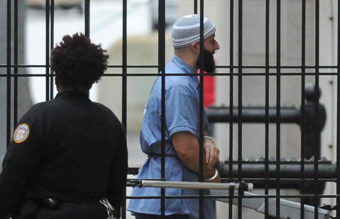 Adnan Syed enters Courthouse East in Baltimore prior to a hearing on Wednesday, Feb. 3, 2016...
