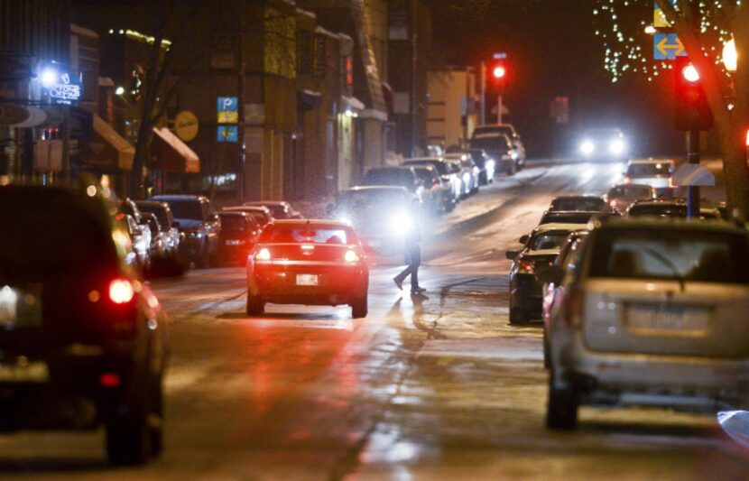 A view of 2nd Street in downtown Hudson, Wis., a town hit hard by heroin.