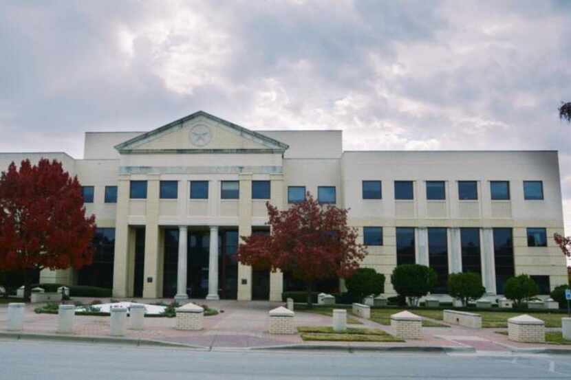 The Denton County Courts Building on East McKinney Street