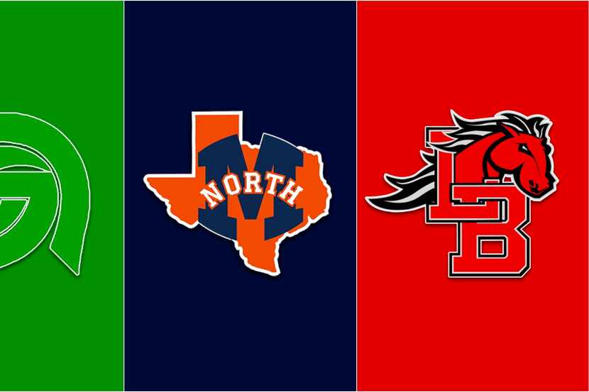 Left to right: Carrollton Newman Smith, McKinney North, Mansfield Legacy