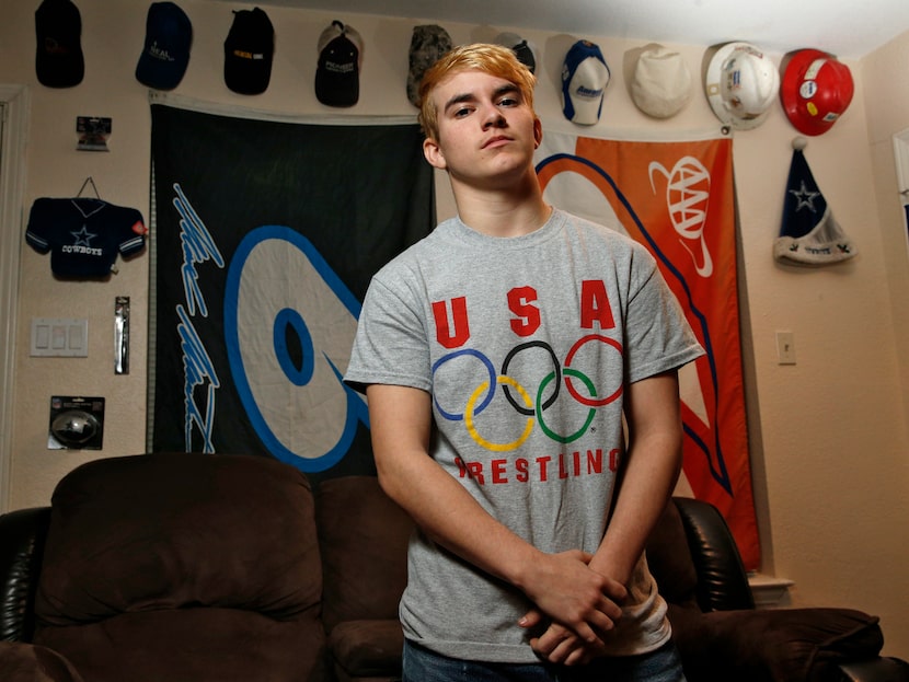 Mack Beggs, state wrestling champion and 17-year-old transgender student from Euless...