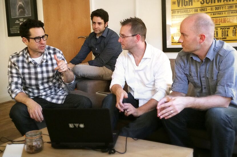 Director J.J. Abrams, Bad Robot's David Baronoff, and ChAIR co-Founders Donald Mustard and...