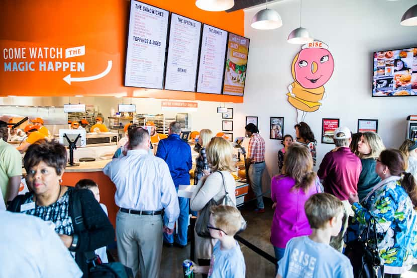 Rise Biscuits Donuts is now open in Allen -- and popular.