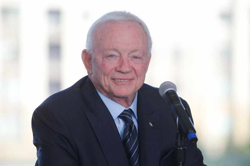 Dallas Cowboys owner Jerry Jones (pictured) announced that Gil Brandt will be inducted into...