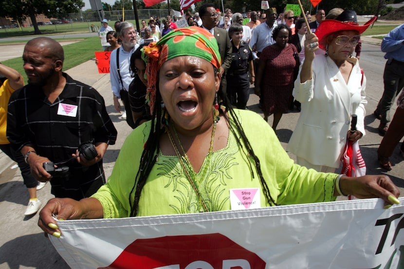 In this August 2007 file photo, Afiah Bey — formerly known as Melody Bell — participates in...