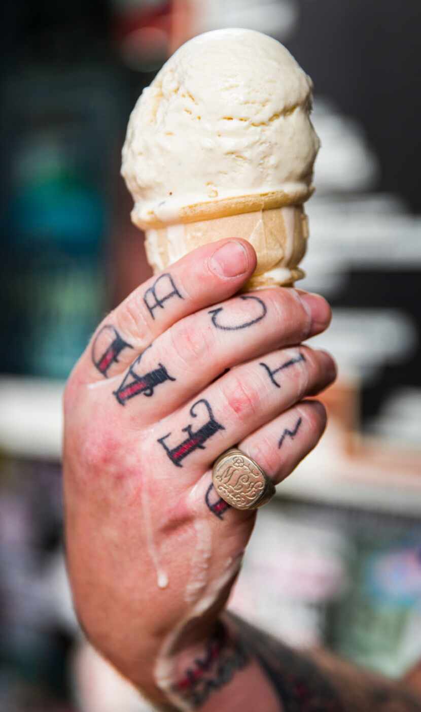 "I'm in the best punk rock ice cream shape of my life," says Aaron Barker, who owns Carnival...
