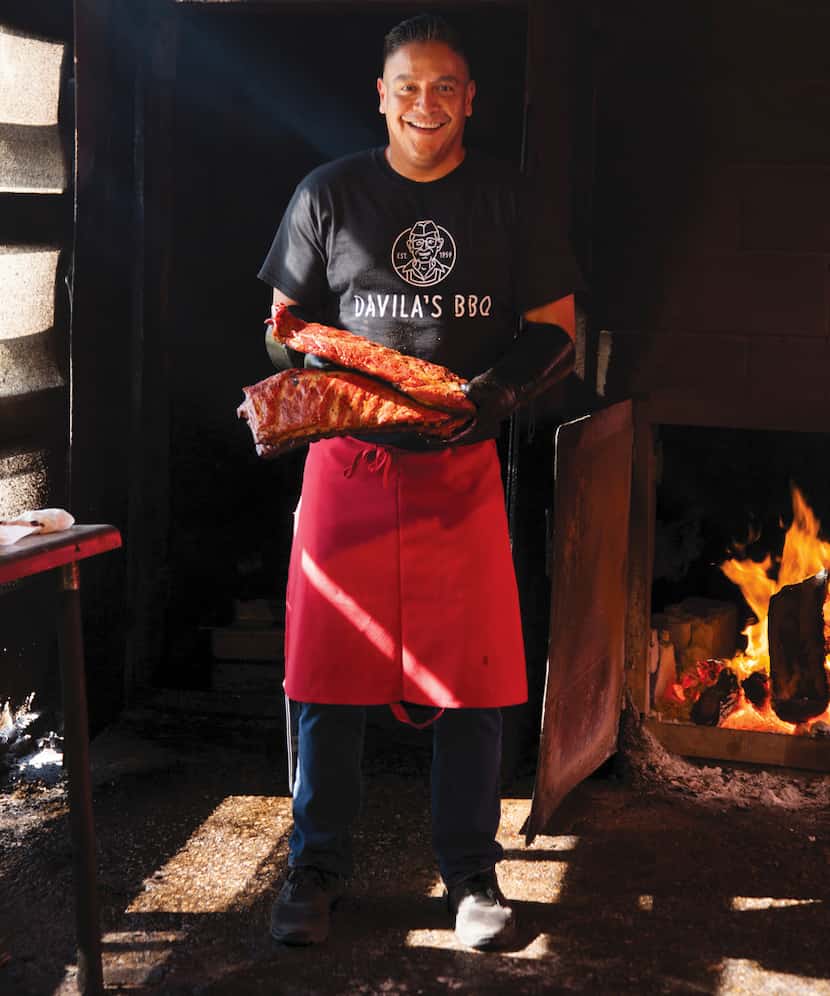 Chef and restaurateur Adrian Davila of Seguin, TX, is the author of "Cowboy Barbecue: Fire...