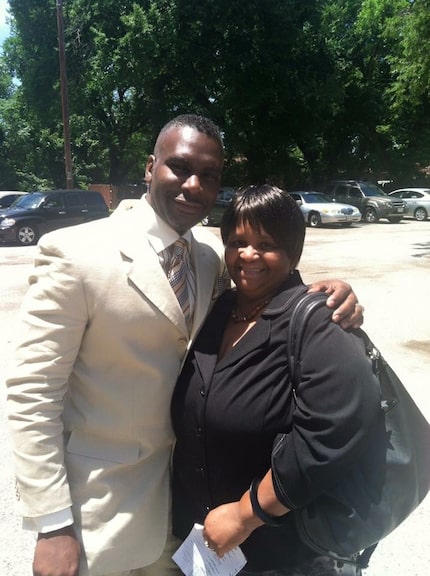 Larry Tutt (left) with his sister, Doris LaVon Sims. Sims died from the coronavirus June 9.