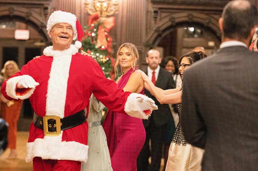 Kelsey Grammer (left) and his daughter, Spencer Grammer, star in "The 12 Days of Christmas...