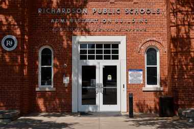 The Richardson ISD Administration Building in Richardson, Texas, Wednesday, Aug. 3, 2022.