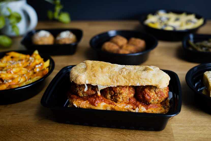 Meatball Kitchen offers meatball subs and other dishes for delivery.