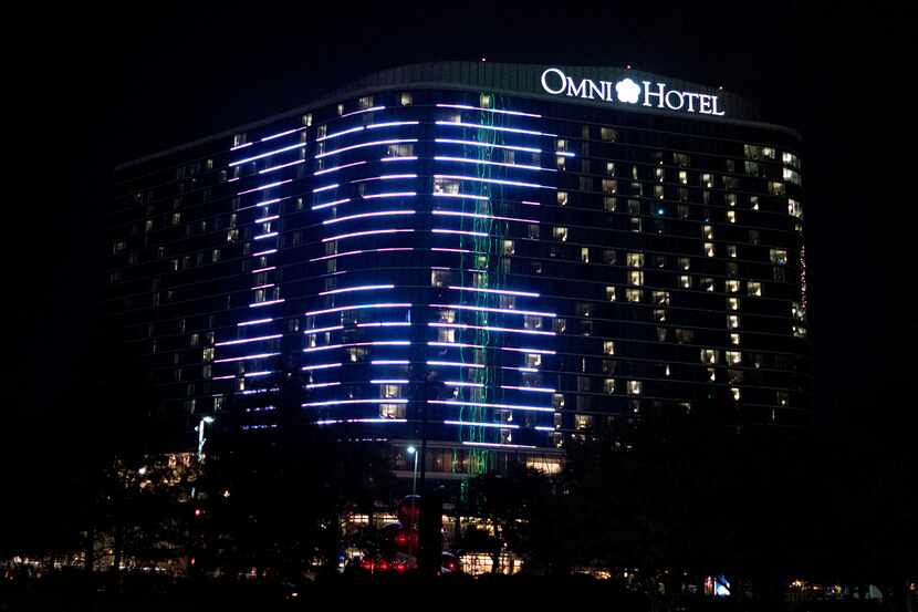 FILE - The Omni Dallas hotel shares news of its Dallas Morning News "Top 100 Places to Work"...