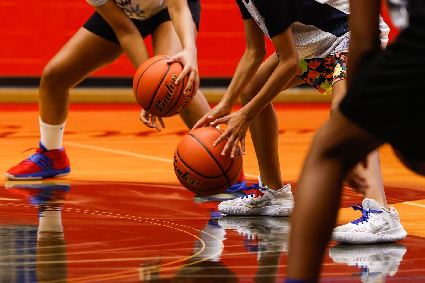 The EmPOWERment camp with former Duncanville state champion Deja Kelly at at her alma mater...