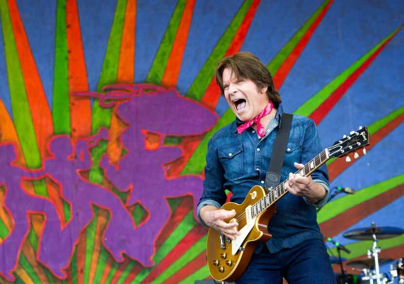 John Fogerty performs on the Samsung Galaxy Stage, Sunday, May 4, 2014, at the New Orleans...
