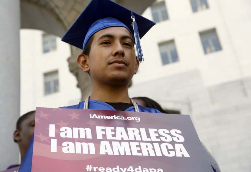 Immigrant Jose Montes attends an event on Deferred Action for Childhood Arrivals, DACA and...