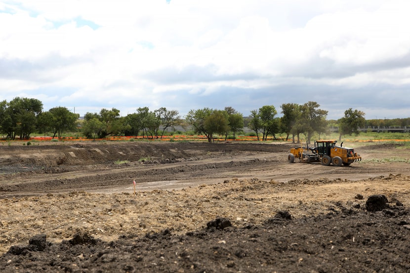 Work is underway at Firefly Park, a new development under construction in Frisco, Texas,...