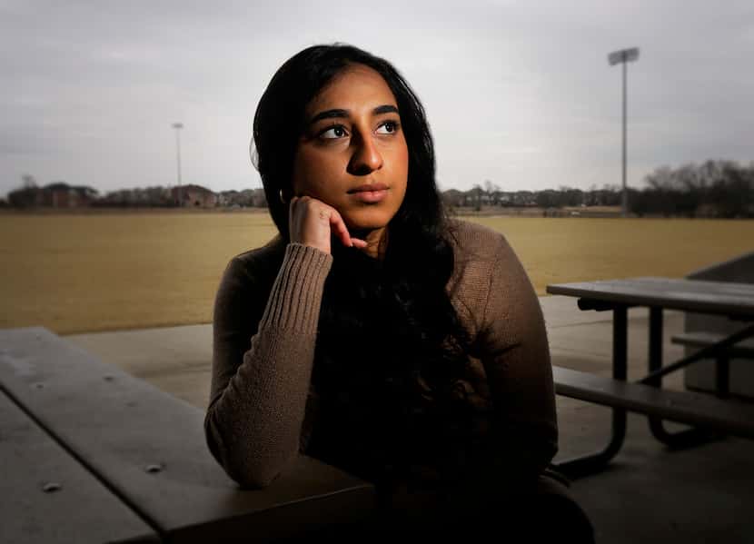 Hafsa Irfan at Northeast Community Park in Frisco, Irfan tested negative for COVID on a...