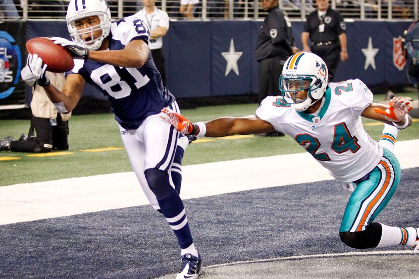 Cowboys receiver Laurent Robinson (left) has blossomed in the absence of Miles Austin.