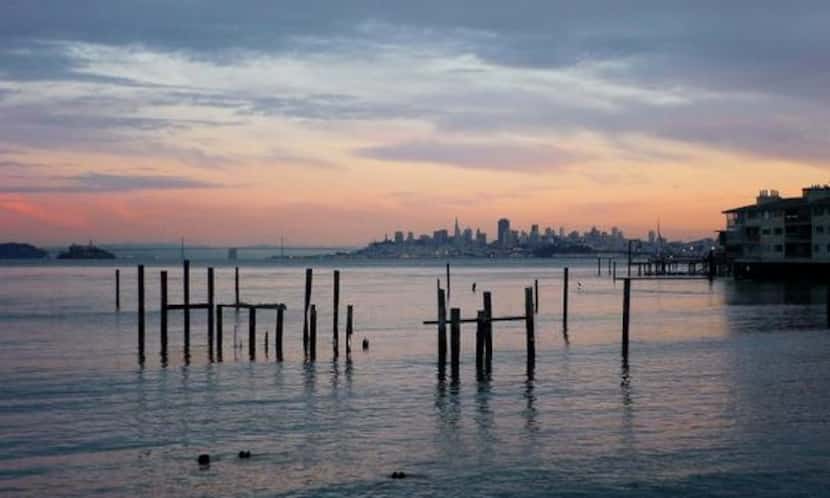
Get a distant view of San Francisco and the Bay Area from downtown Sausalito.
