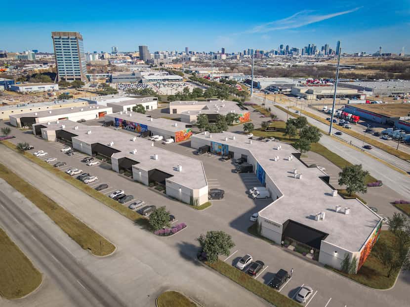 The 6-building business park is near Stemmons Freeway northwest of downtown Dallas.
