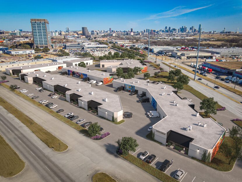 The 6-building business park is near Stemmons Freeway northwest of downtown Dallas.