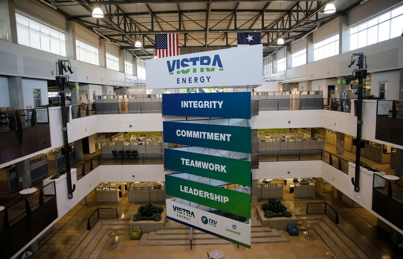 Vistra Corp. has about 5,400 employees, and up to 40% can work remotely. Others must be...