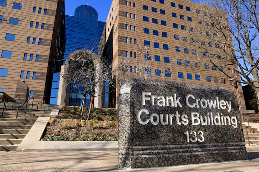 File photo of the Frank Crowley Courts Building pictured in Dallas, Sunday, Feb. 5, 2023.