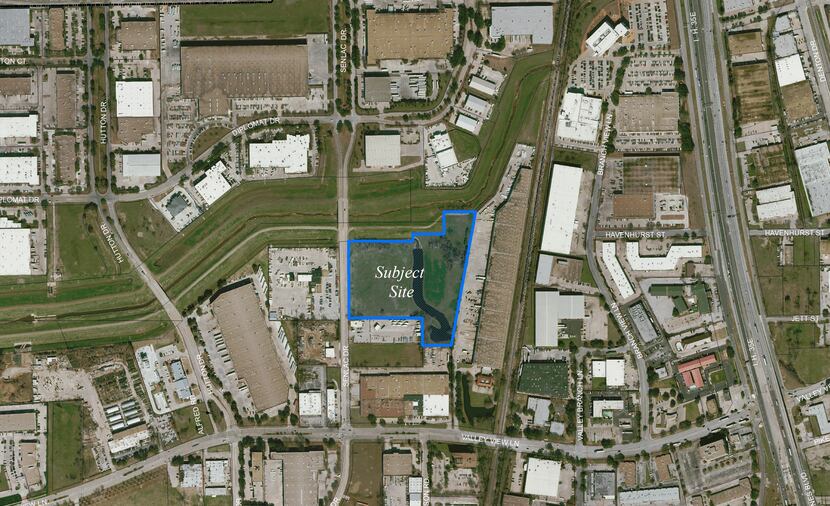 Panattoni's warehouse project is planned west of Interstate 35E.