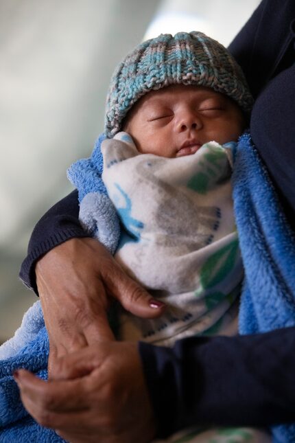 Miriam Palacios with grandson Isaiah. The Parkland NICU team offered to continue to care for...