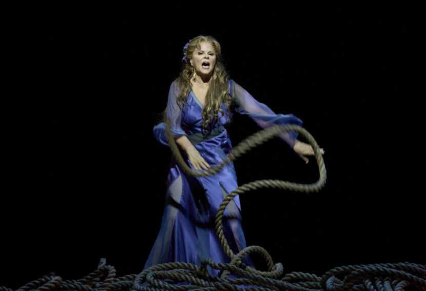 Susan Graham stars as Carthaginian queen Dido in the Metropolitan Opera's production of "Les...