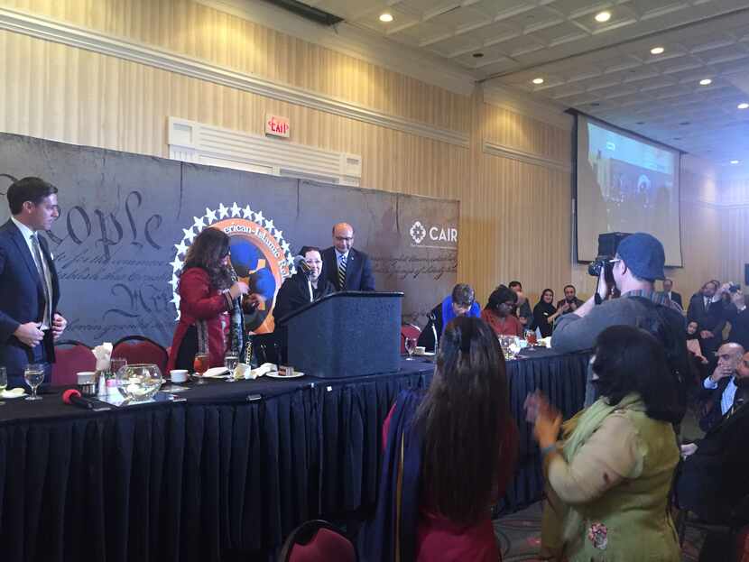 Ghazala and Khizr Khan were the keynote speakers at a fundraiser for the Dallas-Fort Worth...