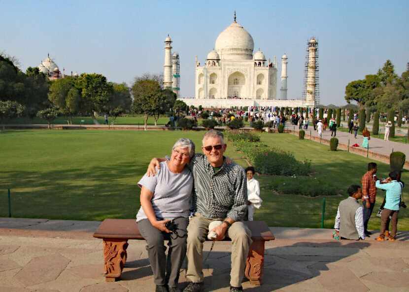 Bill and Betty Reed checked off the Taj Mahal on a bucket list trip to India.