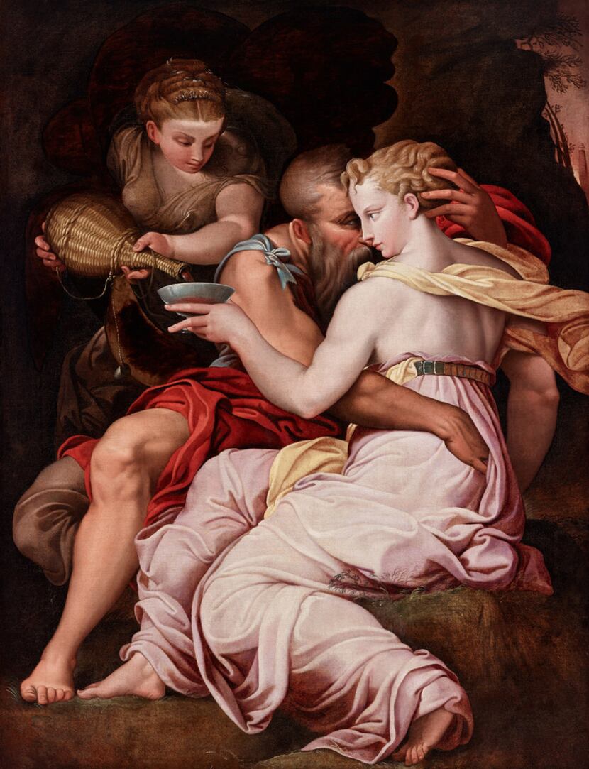 Lot and His Daughters, a 16th-century work by the School of Fontainebleau, is a fine example...