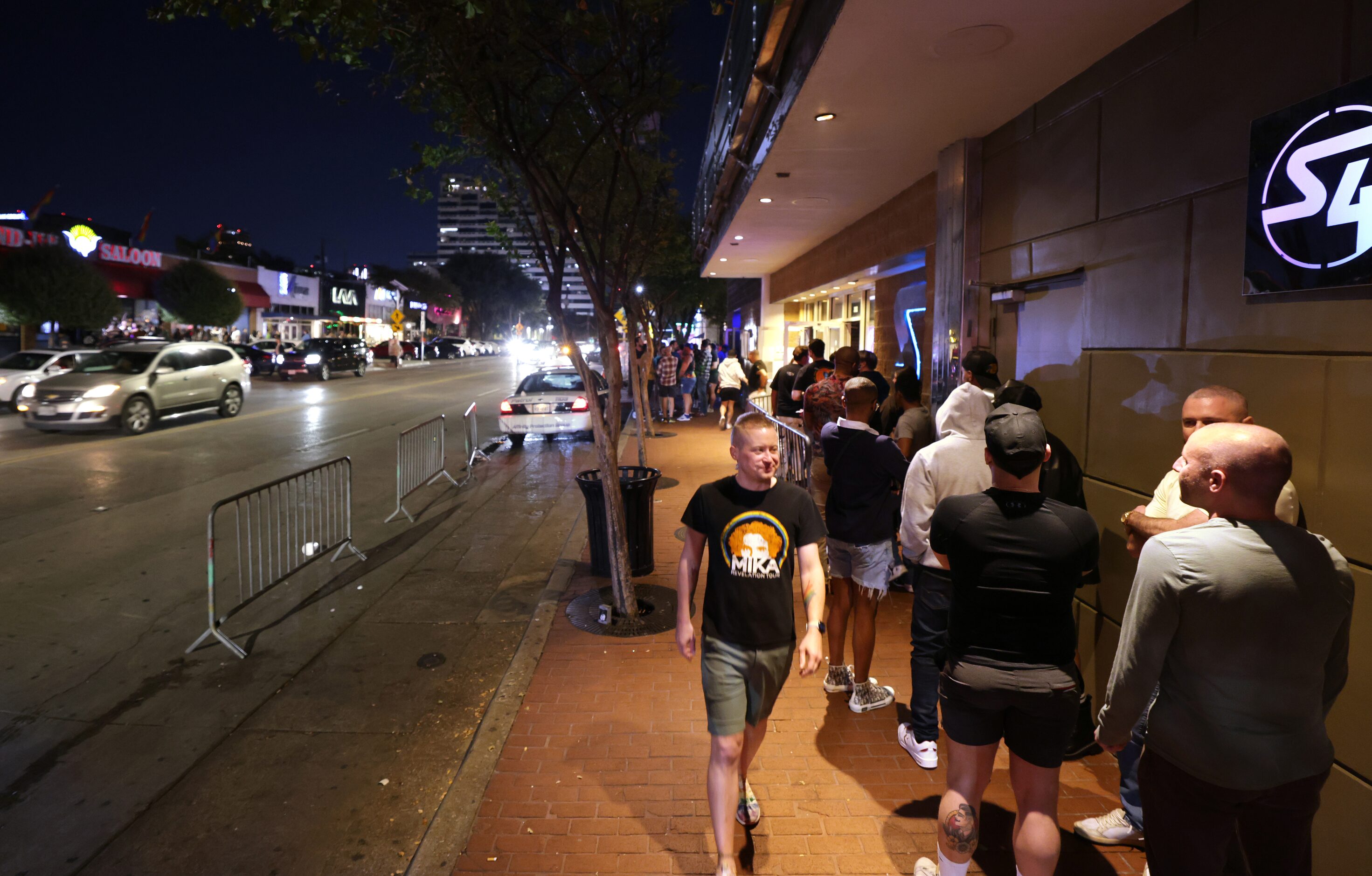 Community members enjoy the nightlife in the Oak Lawn neighborhood of Dallas, TX, on Nov 16,...