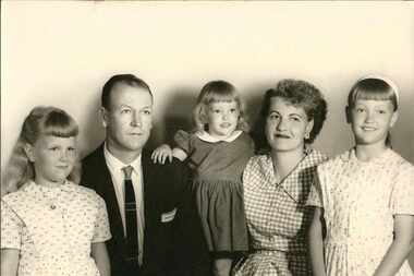 A family photo of Elmer "Sonny" Boyd, his wife Yvonne, and their three daughters, Pamela,...