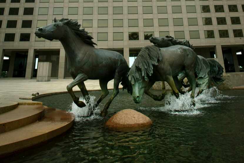 The Mustangs of Las Colinas at Williams Square