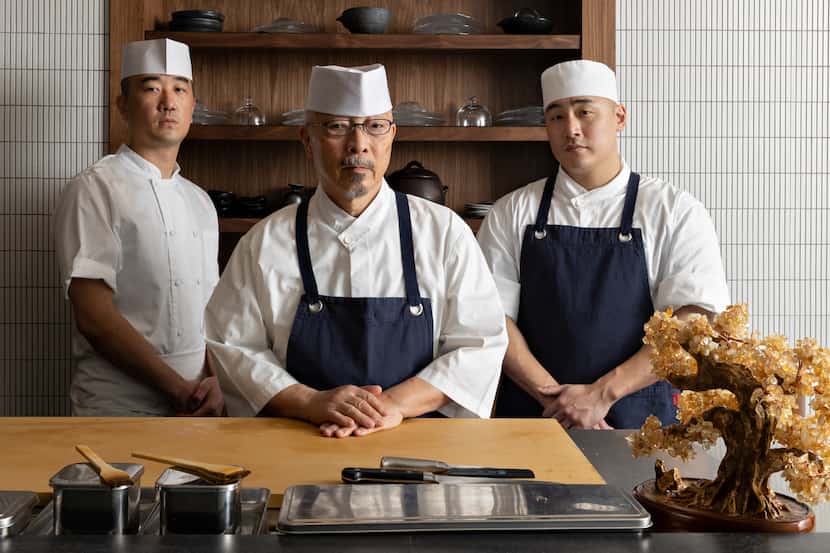 Founder chef Jimmy Park, executive chef Shinichiro Kondo, and sous chef William Yoon are the...