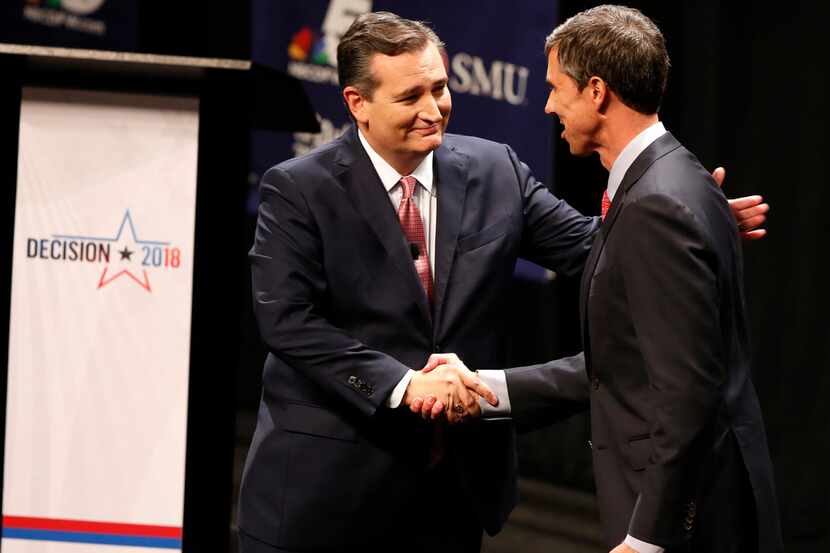 Sen. Ted Cruz and Rep. Beto O'Rourke clashed  in their first debate in Dallas on Sept. 21.