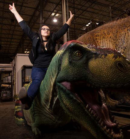 Lauren Billings, vice president of operations at Billings Productions, posed for a playful...
