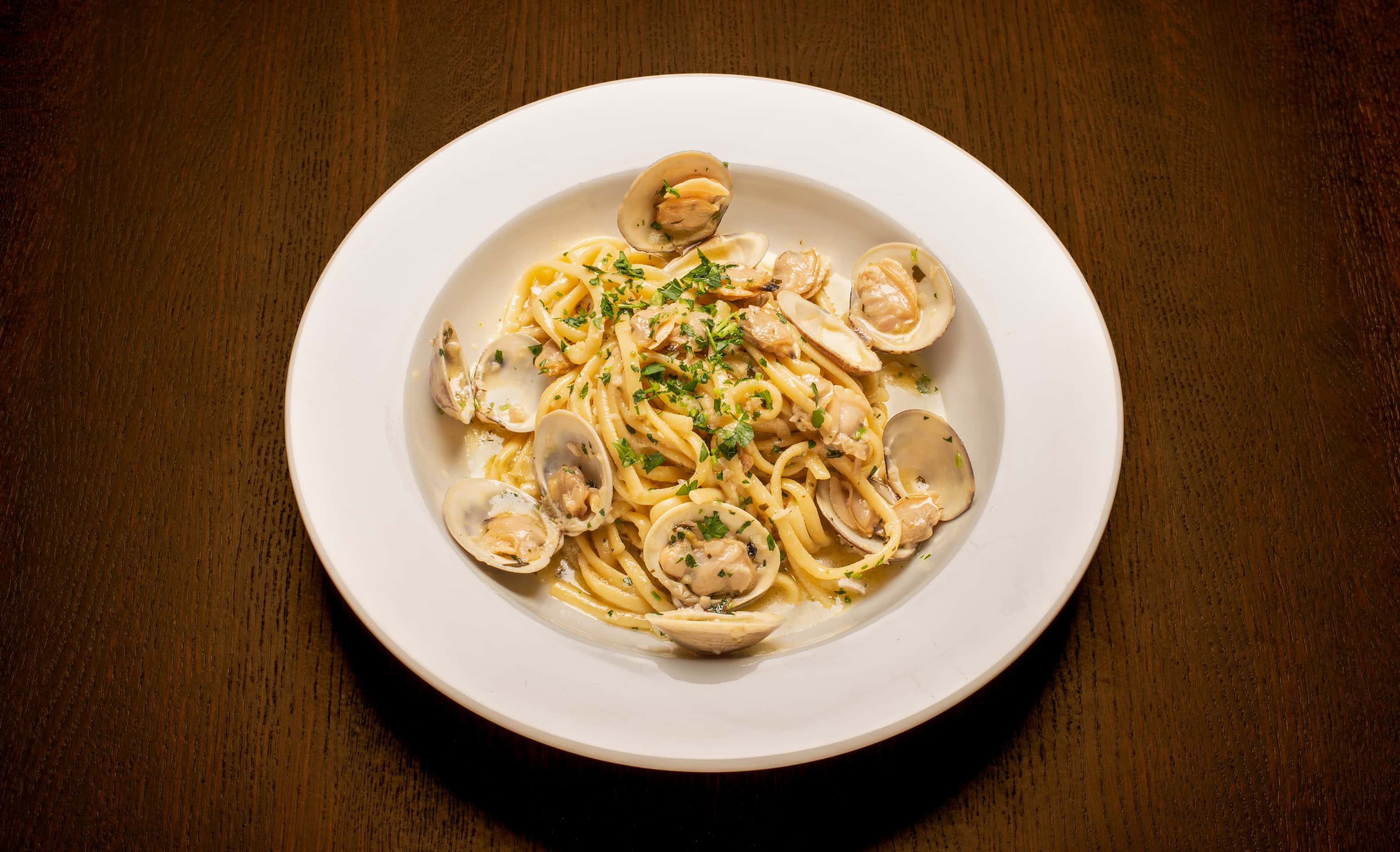 Linguine with white clam sauce is now a permanent addition to the Barsotti s Fine Food and...