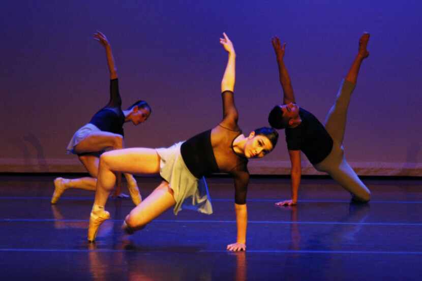 Dancers rehearsed "The Nest," choreographed by Emilie Skinner, for the Dallas Neo-Classical...