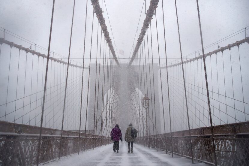 A heavy snowstorm can make it feel as if you have the Brooklyn Bridge all to yourself. 