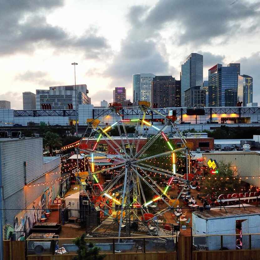 Truck Yard's location in Houston also has a Ferris wheel.