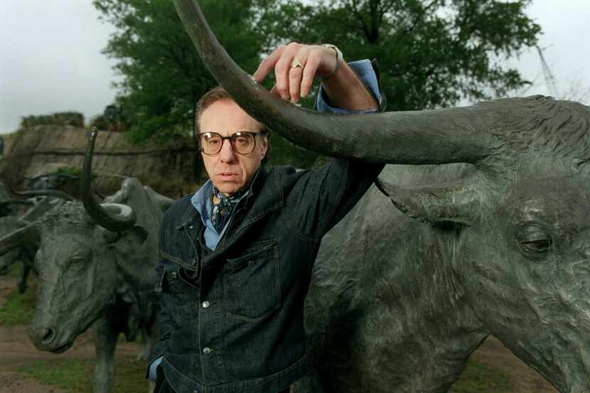 Director, author and actor Peter Bogdanovich during a visit to Dallas on Monday, April 8, 2002.