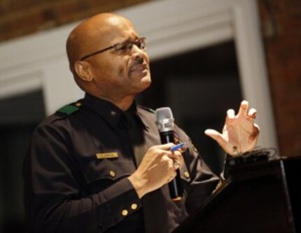  Deputy Chief John Lawton was among those addressing downtown residents' safety concerns...