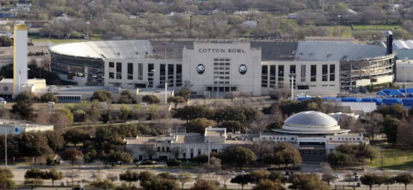 El Cotton Bowl de Dallas sería utilizado para entrenamientos de las selecciones que...