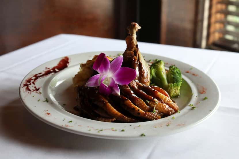 The Le Demi Canard a l’Orange Duck at St. Martin's Wine Bistro is a staple at the longtime...
