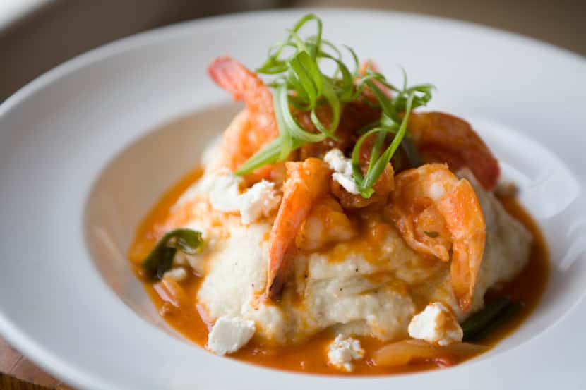 Shrimp and grits were a popular order at Hattie's in the Bishop Arts District, a part of the...